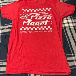 Disney Red Pizza Planet Short Sleeve Tee